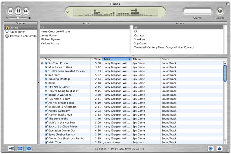 music player mac os x 10.4.11
